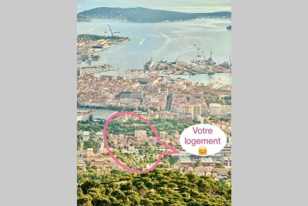 Balcon Du Faron- Proche Gare & Centre Ville - Clim Toulon Bagian luar foto
